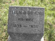 Gravestone of Ellen O. Boyens