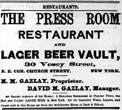 The Press Room Advertisement